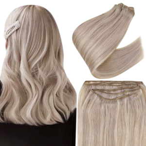Weft Extensions in European Hair