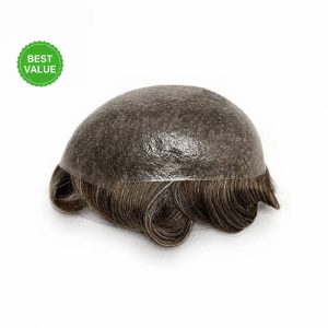 vloop the cheapest — affordable men's hair system with skin base and vloop insertion